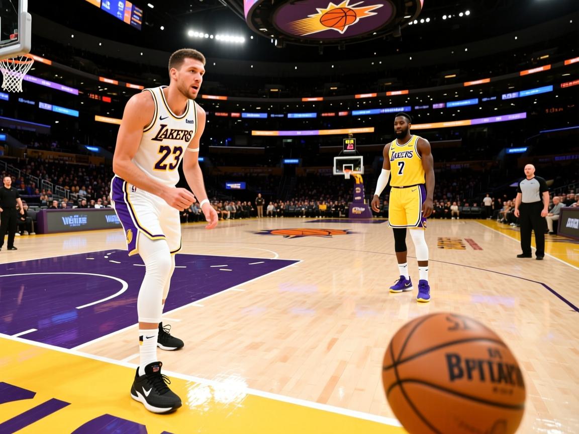 没有东契奇真的不行，湖人被太阳队彻底碾压，罚球再多也难挽败局