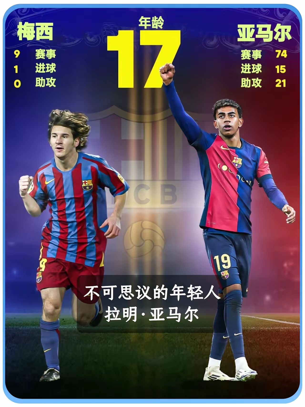 你也是儿魔梦？亚马尔身穿曼联球衣与球迷合影